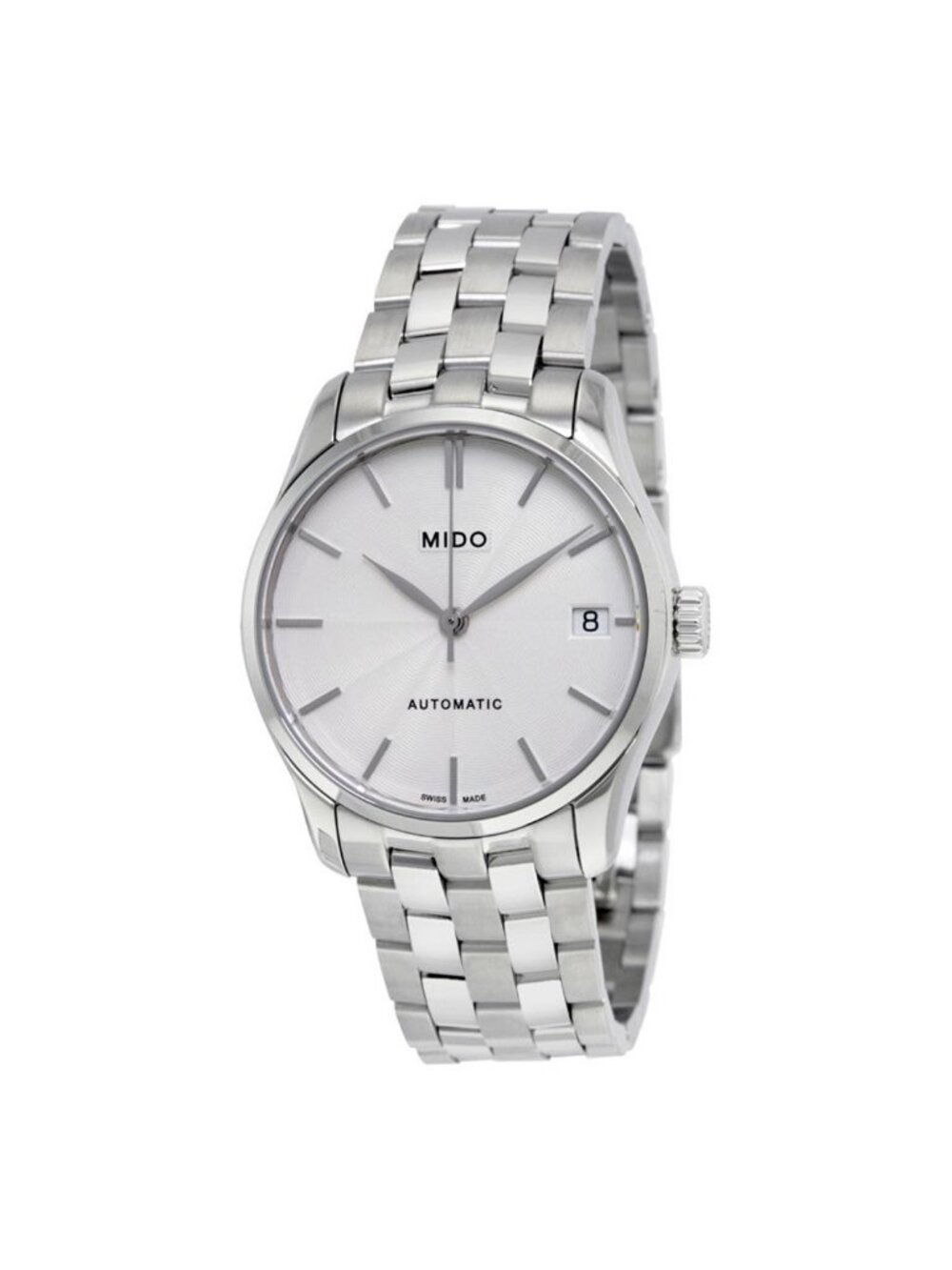 NWT Mido Belluna II Automatic Silver Dial Ladies Watch M024.207.11.031.00
